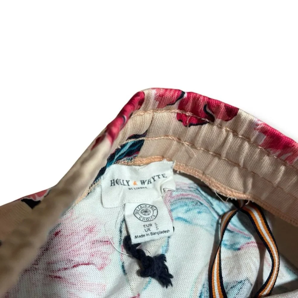 Holly & Whyte Women's‎ Floral Print Drawstring Skirt Size Small 28 x 17